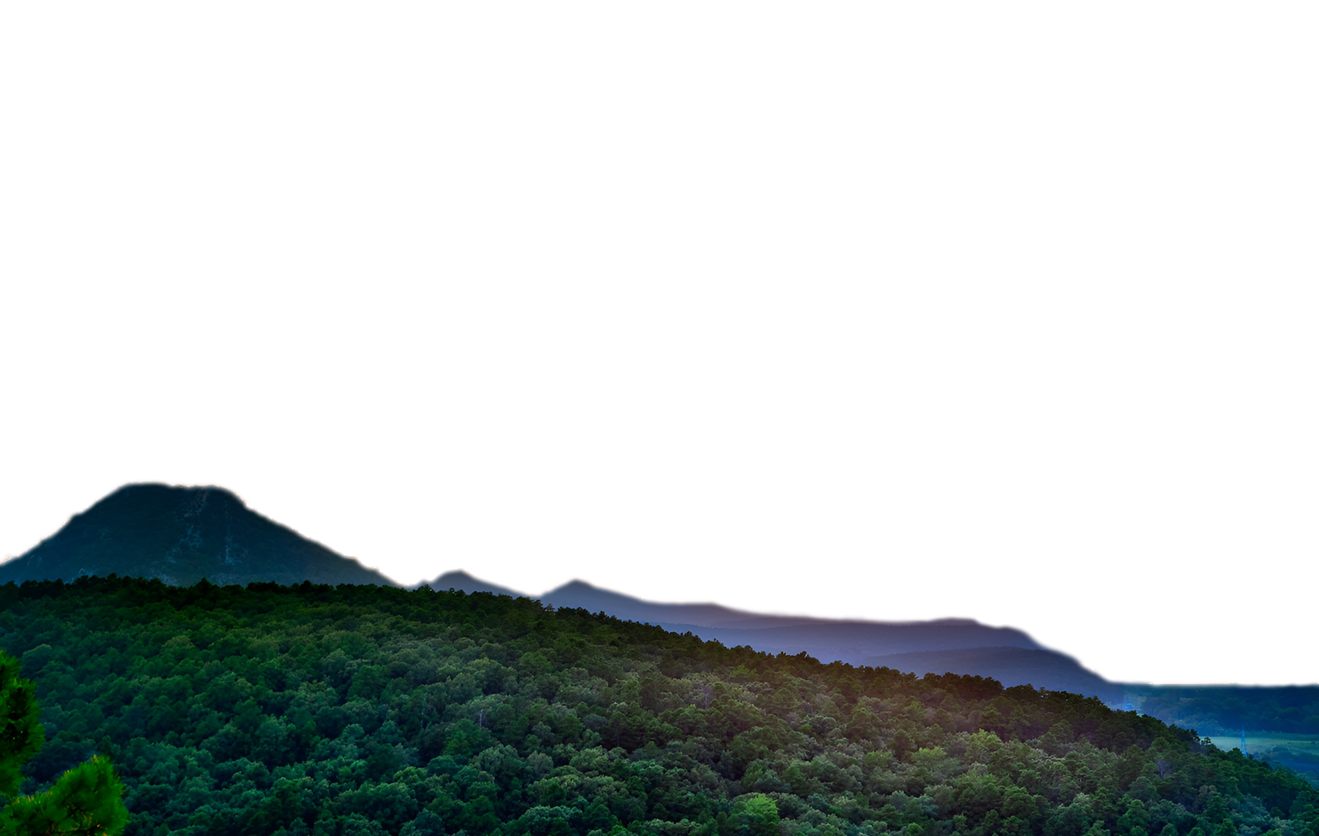 Pinnacle Mountain State Park at sunrise — Ruby's Air serves the greater Little Rock and Central Arkansas area